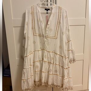 Aqua beach coverup. Brand new with tags